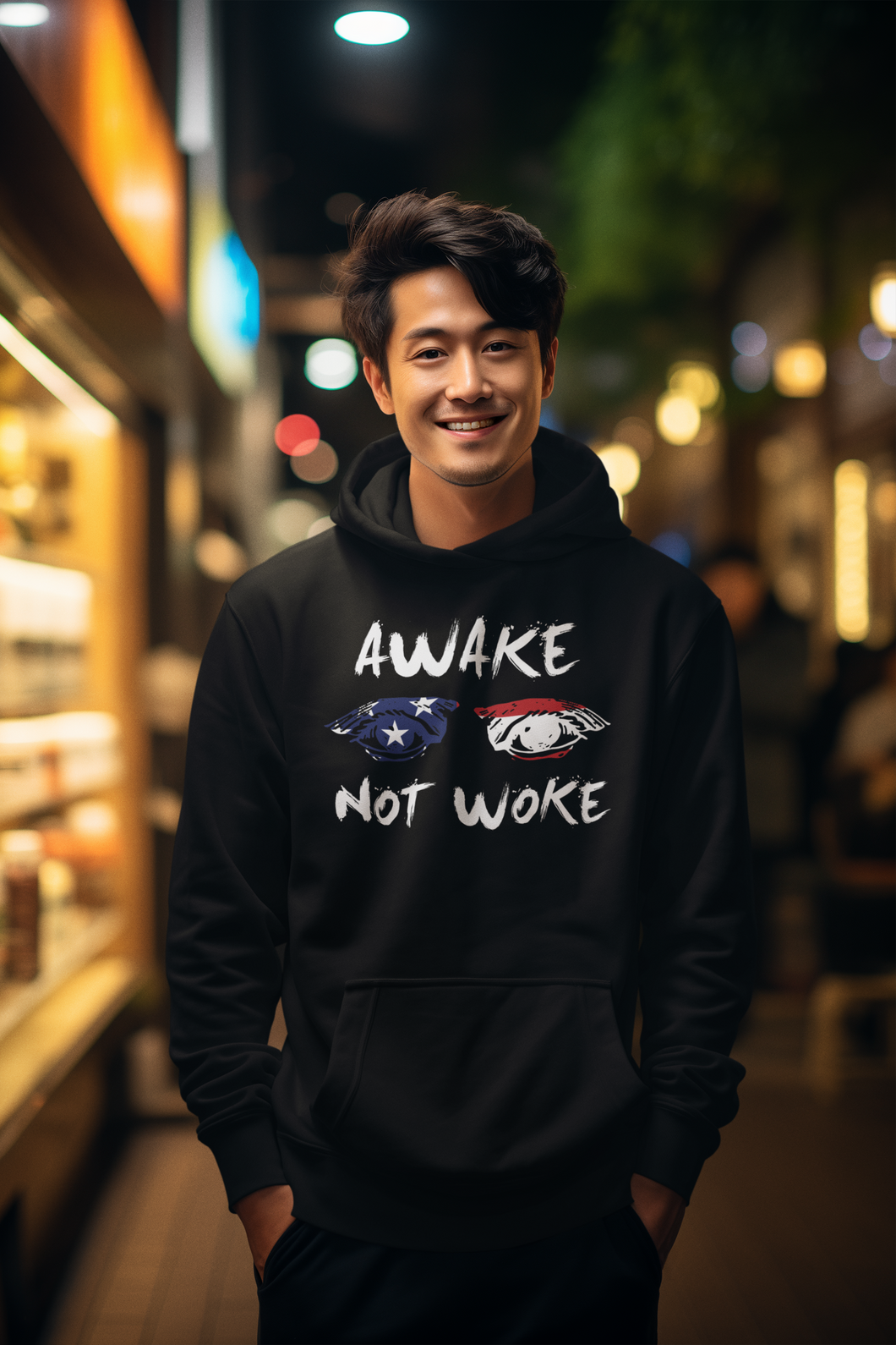 Awake Not Woke Hoodie