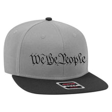 Load image into Gallery viewer, We The People Grey/Black Lid (Snapback)
